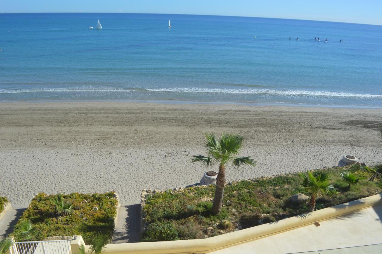 Excepcional Apartamento Amanecer Al Borde De Playa Y Mar, En Chalet Roquetes Alicante Kültér fotó