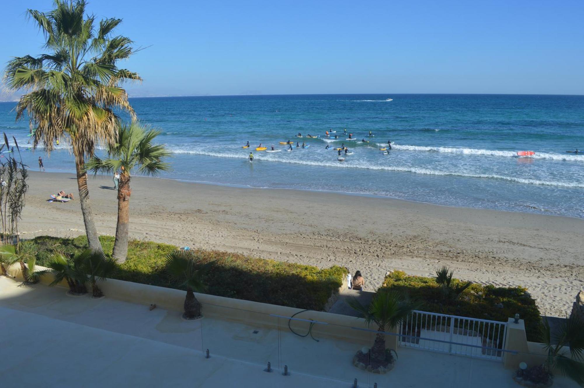 Excepcional Apartamento Amanecer Al Borde De Playa Y Mar, En Chalet Roquetes Alicante Kültér fotó