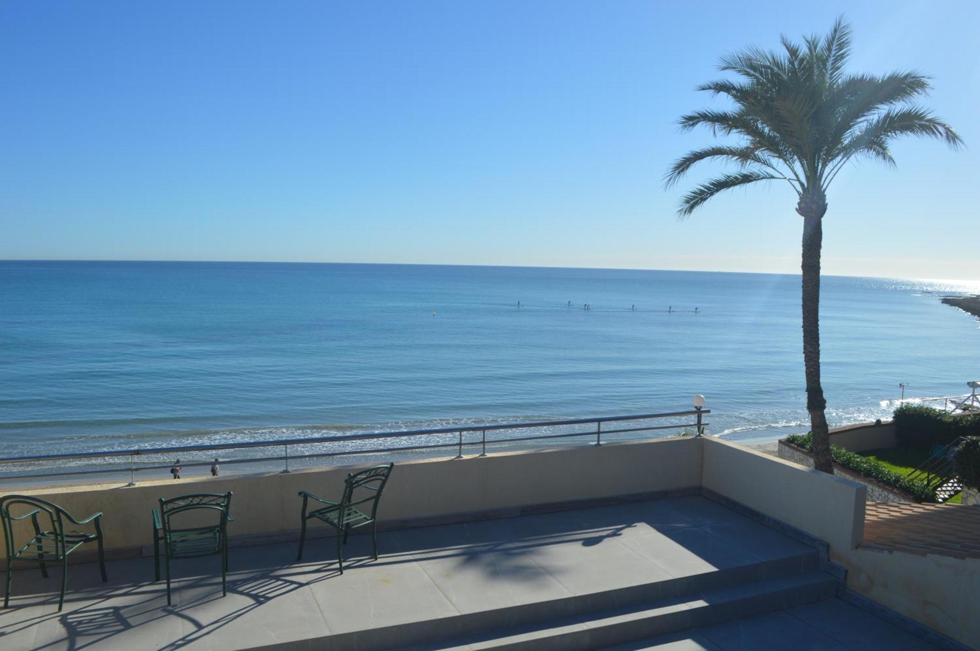 Excepcional Apartamento Amanecer Al Borde De Playa Y Mar, En Chalet Roquetes Alicante Kültér fotó