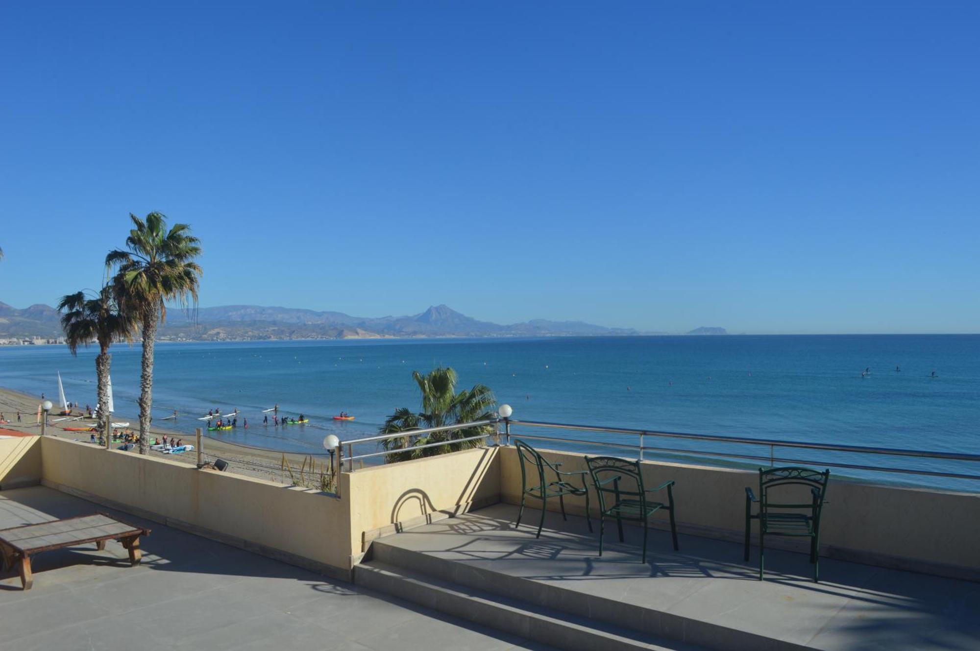 Excepcional Apartamento Amanecer Al Borde De Playa Y Mar, En Chalet Roquetes Alicante Kültér fotó