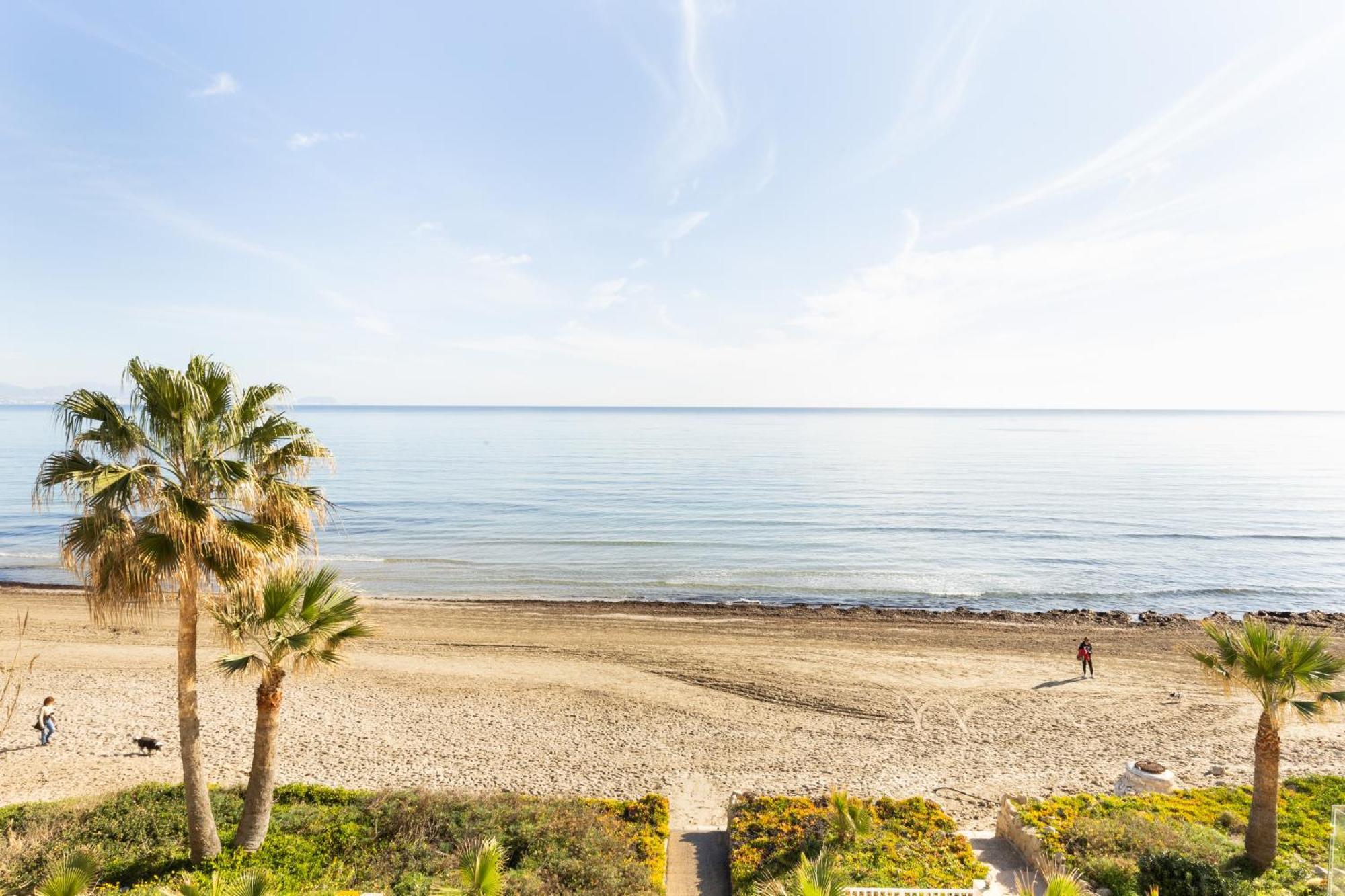 Excepcional Apartamento Amanecer Al Borde De Playa Y Mar, En Chalet Roquetes Alicante Kültér fotó