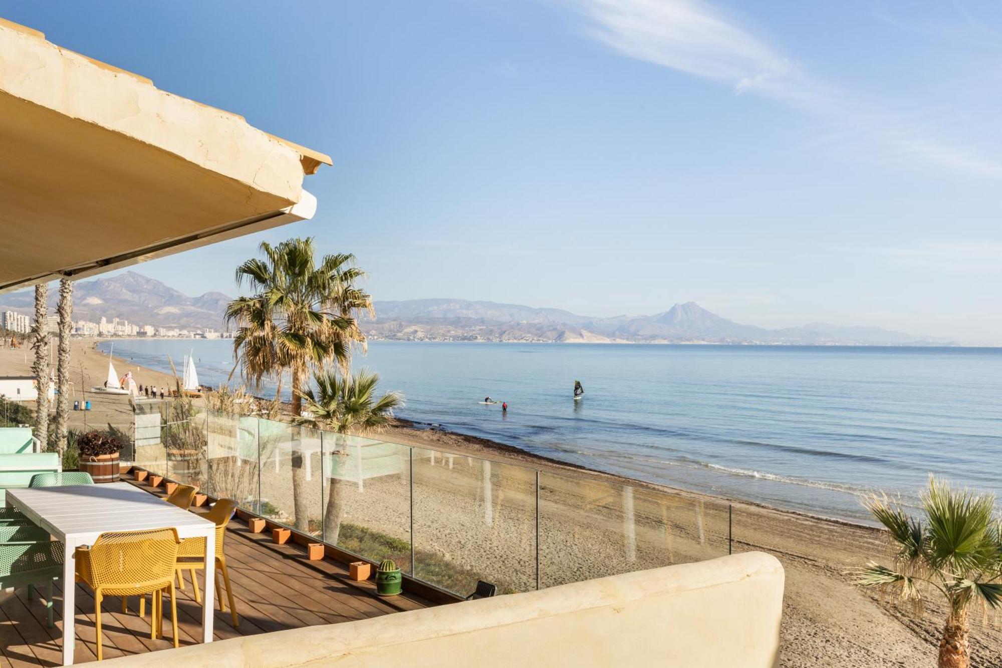 Excepcional Apartamento Amanecer Al Borde De Playa Y Mar, En Chalet Roquetes Alicante Kültér fotó