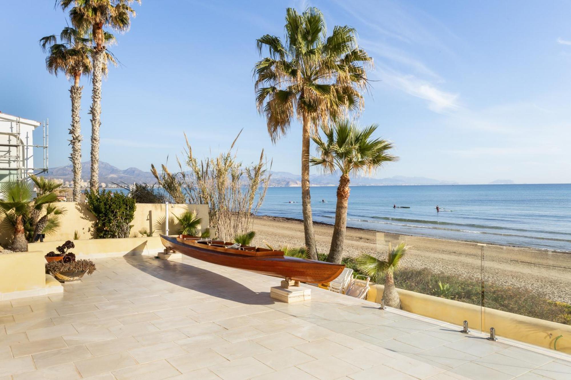 Excepcional Apartamento Amanecer Al Borde De Playa Y Mar, En Chalet Roquetes Alicante Kültér fotó
